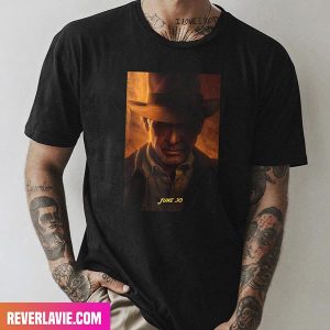 New Poster Of Indiana Jones 5 Disney CCXP 22 Style T-Shirt