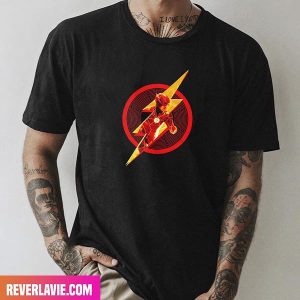 New Promotional The Flash DC Comics Poster Style T-Shirt