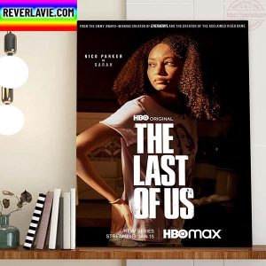 Nico Parker Is Sarah In The Last Of Us Home Decor Poster Canvas