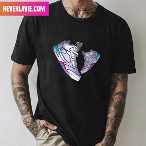 Nike Air Jordan 5 Custom Made Style T-Shirt
