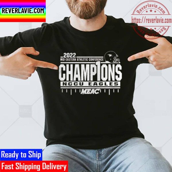 North Carolina Central University Football 2022 MEAC Champions Unisex T-Shirt