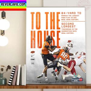OSU Cowboy Football To The House Home Decor Poster Canvas