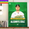 Oakland Athletics Welcome Jace Peterson Home Decor Poster Canvas