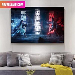 Obi-Wan vs Darth Vader Star Wars Decor Poster