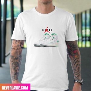 Official Look Air Jordan 2 Lucky Green Style T-Shirt