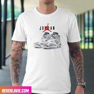 Official Look Air Jordan 6 Retro Cool Grey Style T-Shirt