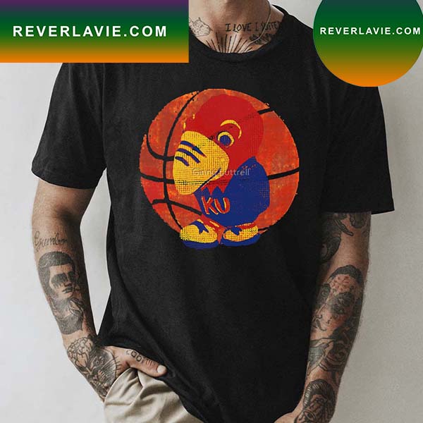 Old Time KU Jayhawk Basketball Classic T-Shirt Old Time KU Jayhawk Basketball Classic T-Shirt