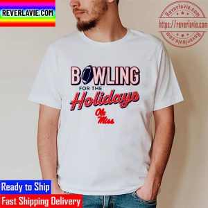 Ole Miss Rebels Bowling For The Holidays 2022 Unisex T-Shirt