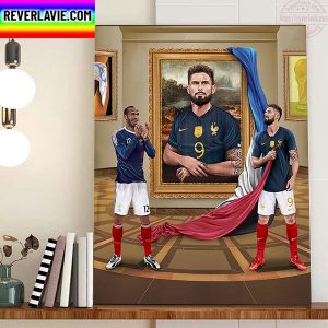Olivier Giroud Becomes France All Time Top Scorer With 52 Goals Home Decor Poster Canvas