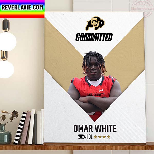 Omar White Committed Colorado Buffaloes Football Home Decor Poster Canvas Omar White Committed Colorado Buffaloes Football Home Decor Poster Canvas