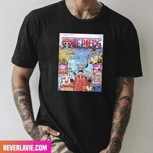 One Piece Volume 105 Fanmade Cover Egghead Dr Vegapunk Style T-Shirt