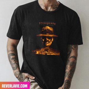 Oppenheimer – Christopher Nolan 2023 New Poster Style T-Shirt