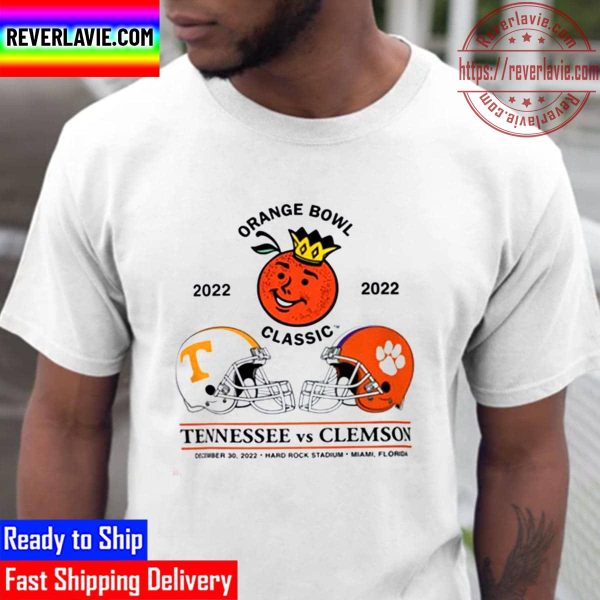 Orange Bowl Matchup 2022 Tennessee Vs Clemson Unisex T-Shirt