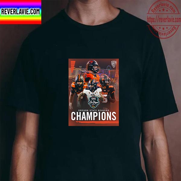 Oregon State Football Champions SRS Distribution Las Vegas Bowl In PAC 12 Conference Unisex T-Shirt Oregon State Football Champions SRS Distribution Las Vegas Bowl In PAC 12 Conference Unisex T-Shirt