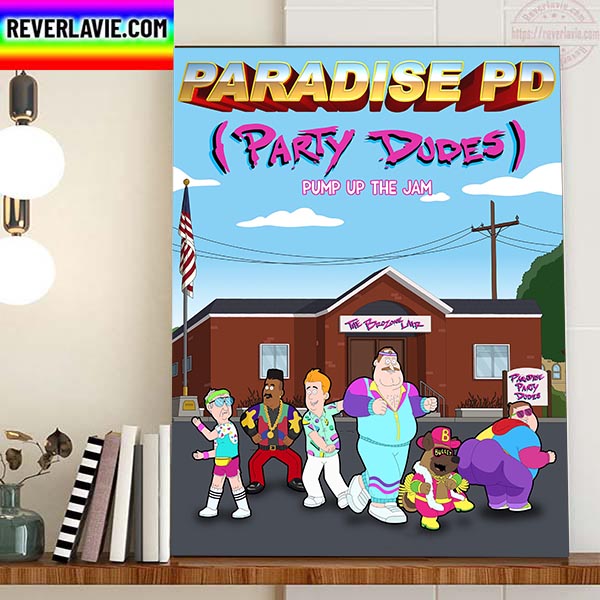 Paradise PD Party Dudes Pump Up The Jam Home Decor Poster Canvas Paradise PD Party Dudes Pump Up The Jam Home Decor Poster Canvas
