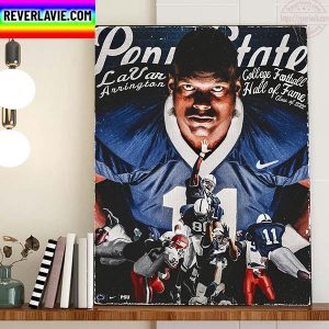 Penn State Football College Football Hall Of Fame Class Of 2022 Home Decor Poster Canvas