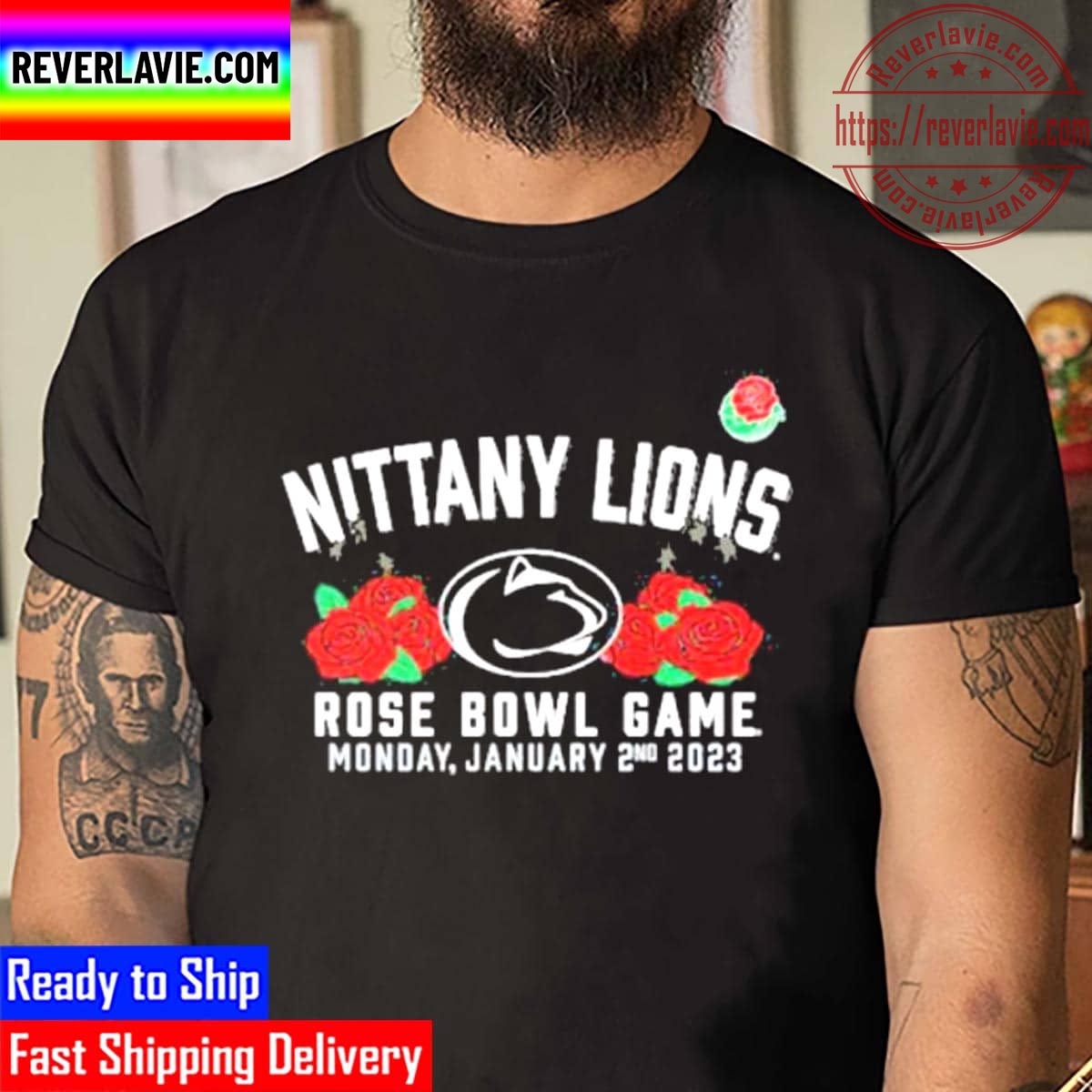 Penn State Nittany Lions 2023 Rose Bowl Game Monday January 2nd 2023 Unisex T-Shirt Penn State Nittany Lions 2023 Rose Bowl Game Monday January 2nd 2023 Unisex T-Shirt