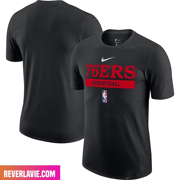 Philadelphia 76ers Nike Black 2022 - 2023 Legend On-Court Practice Style T-Shirt Philadelphia 76ers Nike Black 2022 - 2023 Legend On-Court Practice Style T-Shirt