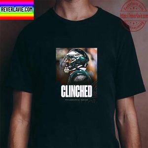Philadelphia Eagles First Team Clinched NFL Playoffs Unisex T-Shirt