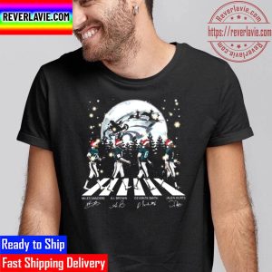 Philadelphia Eagles Miles Sanders AJ Brown Devonta Smith Jalen Hurts Christmas Signature Unisex T-Shirt