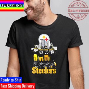 Pittsburgh Steelers LC Greenwood Dermontti Dawson Joe Greene Alejandro Villanueva City SignaturesUnisex T-Shirt