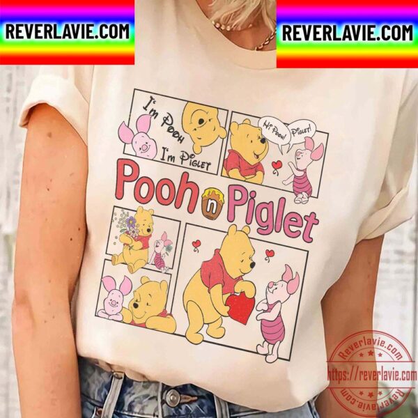Pooh And Piglet Disney Vacation Disneyworld Disneyland Family Unisex T-Shirt