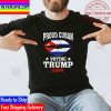 Proud Cuban Voting Trump 2024 Election USA Flag Lips Unisex T-Shirt