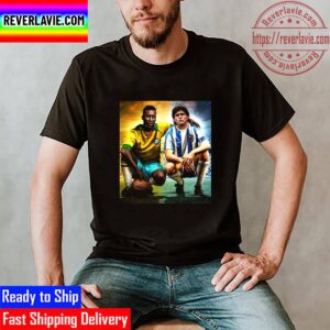 RIP Two GOAT Pele And Diego Maradona Two Legend Of Football Unisex T-Shirt