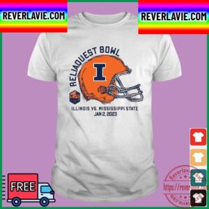 Reliaquest Bowl Illinois Vs Mississippi State Jan 2 2023 Unisex T-Shirt