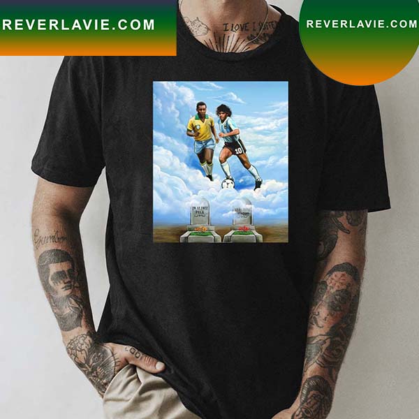 Respect The Legend Maradona vs Pele Classic T-shirt Respect The Legend Maradona vs Pele Classic T-shirt