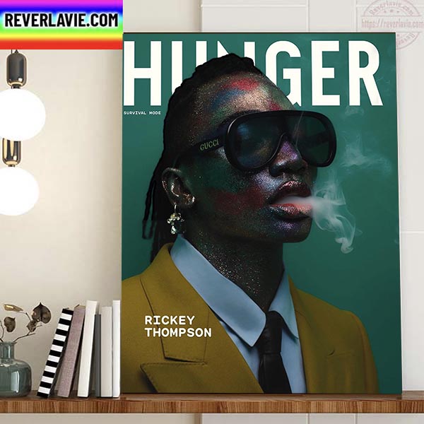 Rickey Thompson Hunger On Covers The Survival Mode Issue Home Decor Poster Canvas Rickey Thompson Hunger On Covers The Survival Mode Issue Home Decor Poster Canvas