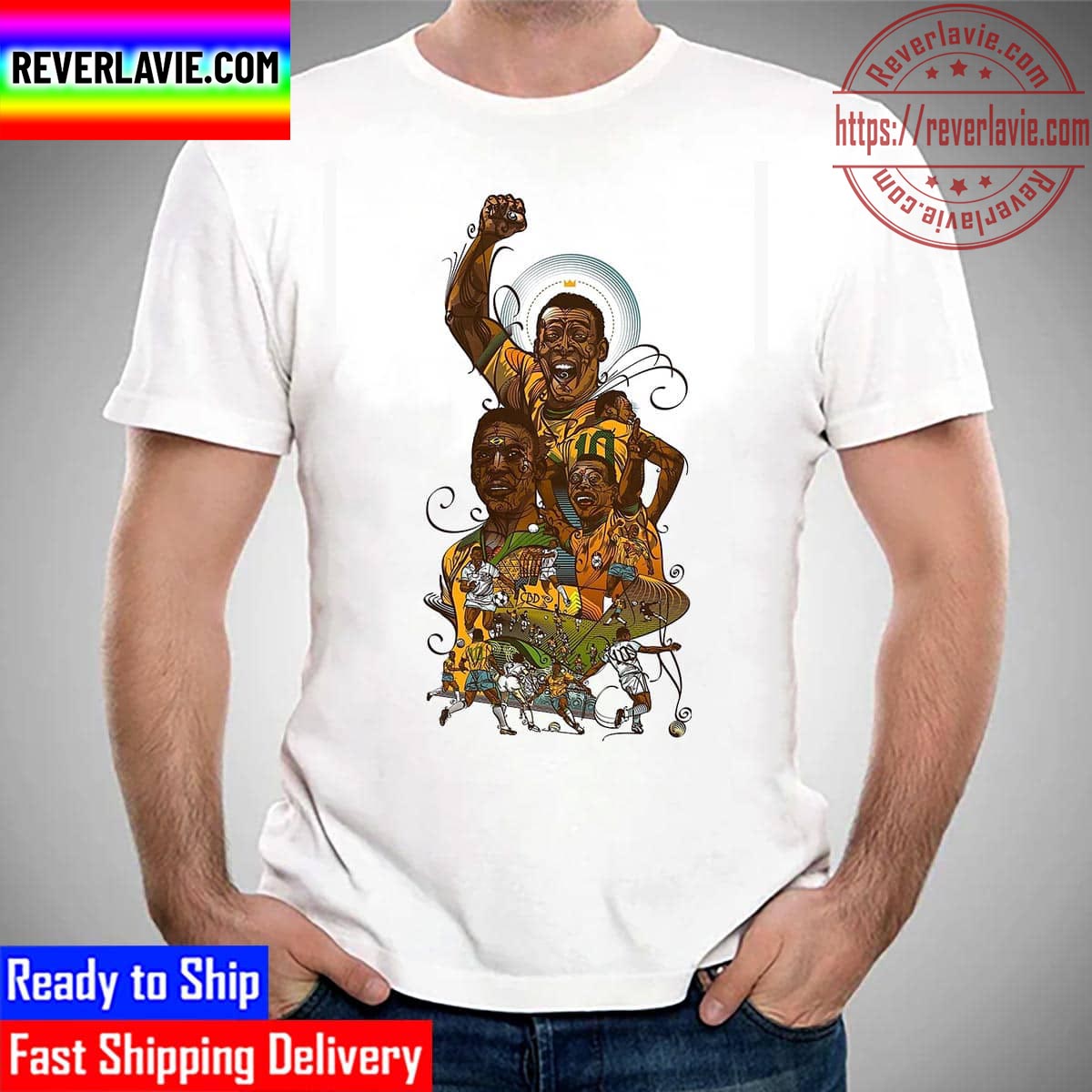 Rip King Pele 1940 2022 Unisex T-Shirt Rip King Pele 1940 2022 Unisex T-Shirt