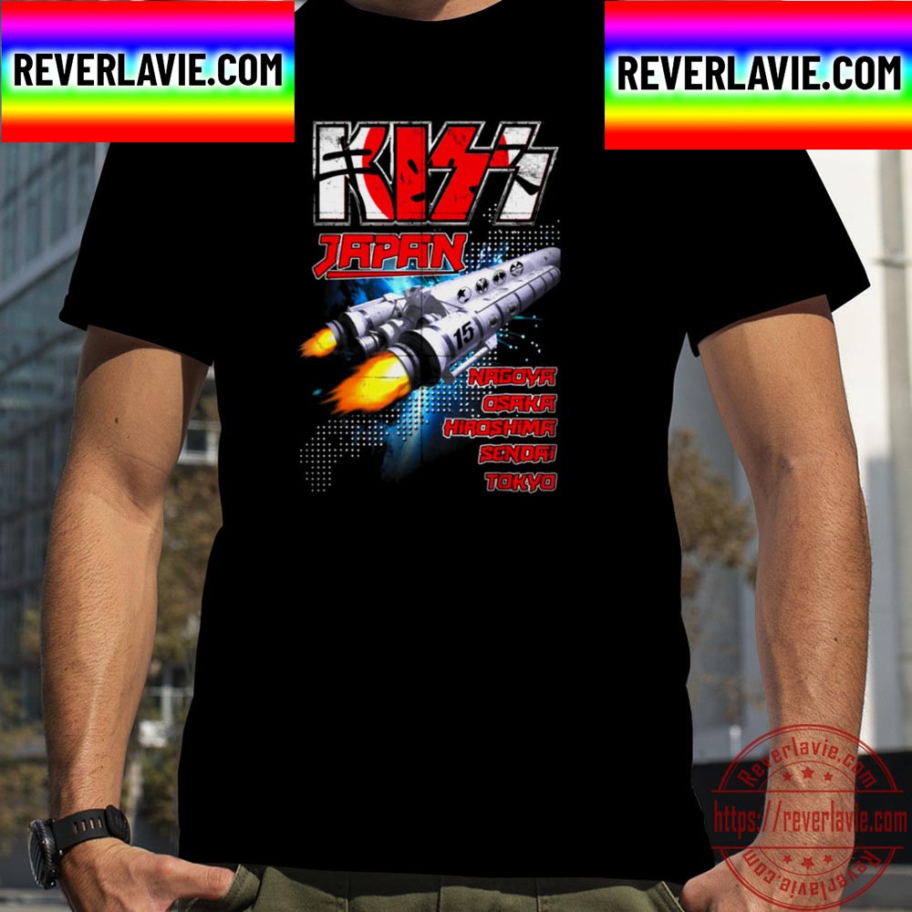 Rock Band Kiss Flyover Japan Unisex T-Shirt Rock Band Kiss Flyover Japan Unisex T-Shirt