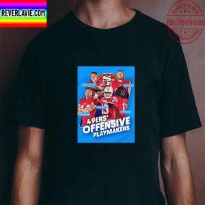 San Francisco 49ers Offensive Playmakers Unisex T-Shirt