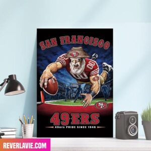 San Francisco 49ers Pride Since 1946 Home Decor Canvas-Poster