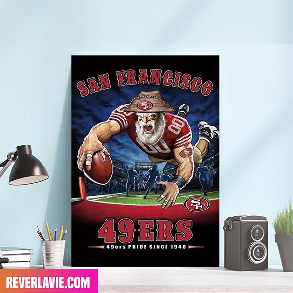 San Francisco 49ers Pride Since 1946 Home Decor Canvas-Poster San Francisco 49ers Pride Since 1946 Home Decor Canvas-Poster