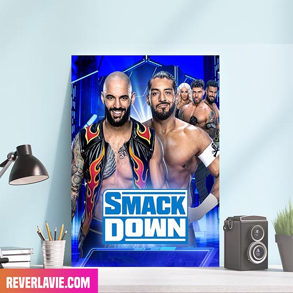 Santos Escobar and King Ricochet WWE Smack Down Finals Show Down Poster Santos Escobar and King Ricochet WWE Smack Down Finals Show Down Poster