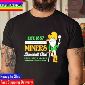 Scranton Miners Pennsylvania Baseball Club Unisex T-Shirt