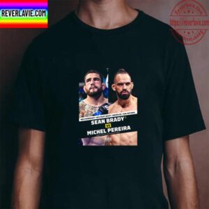 Sean Brady Vs Michel Pereira For Welterweight In UFC San Antonio On March 25 Unisex T-Shirt