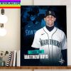 Seattle Mariners Thank You Matthew Boyd To Detroit Tigers Home Decor Poster Canvas