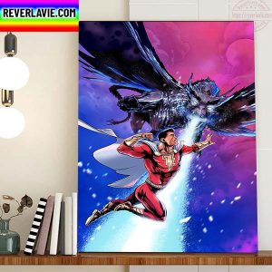 Shazam Fury Of The Gods Movie Cover For Wonder Woman 797 Home Decor Poster Canvas