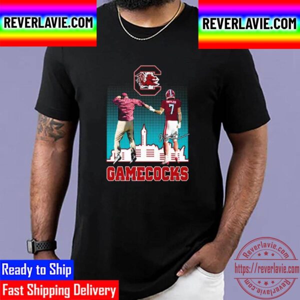 South Carolina Gamecocks Shane Beamer And Spencer Rattler Signatures Unisex T-Shirt