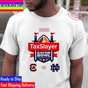 South Carolina vs Notre Dame 2022 TaxSlayer Gator Bowl Unisex T-Shirt