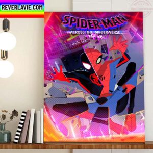 Spider Man Across The Spider-Verse Home Decor Poster Canvas
