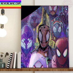 Spider-Punk Voiced By Daniel Kaluuya In Spider Man Across The Spider-Verse Home Decor Poster Canvas