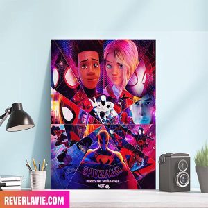 Spider-man Across The Spider-verse Marvel Studios x Sony Pictures Home Decor Canvas-Poster