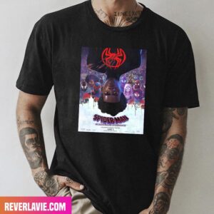 Spider-man Across The Spider-verse Sony x Marvel Studios Movie Poster Fashion T-Shirt