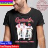 St Louis Cardinals Adam Wainwright Albert Pujols And Yadier Molina 2022 Farewell Tour Signatures Unisex T-Shirt