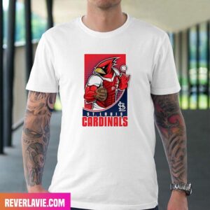 St Louis Cardinals Mascot Logo Fashion T-Shirt