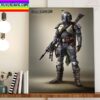 Star Wars 1313 Boba Fett Costume Home Decor Poster Canvas